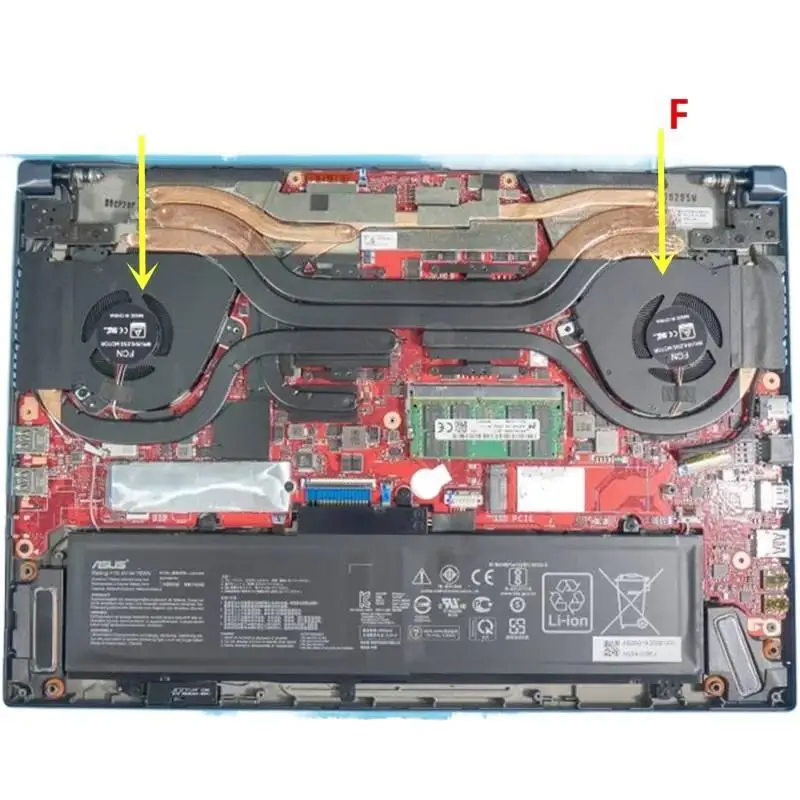 Вентилятор охлаждения процессора ноутбука для ASUS Zephyrus M15 GU502G GU502GW GU502GU GU502L GU502LWS 13NR0240T02211 13NR02X0T02011 (art.: 3920d43e4cf91) - 3920d43e4cf91