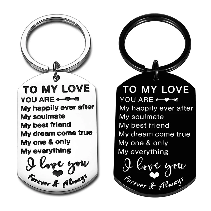 

Couples Keychain Gift My Lover KeyRing for Him Her Girlfriend Boyfriend Husband Wife Present for Birthday Anniversary Christmas
