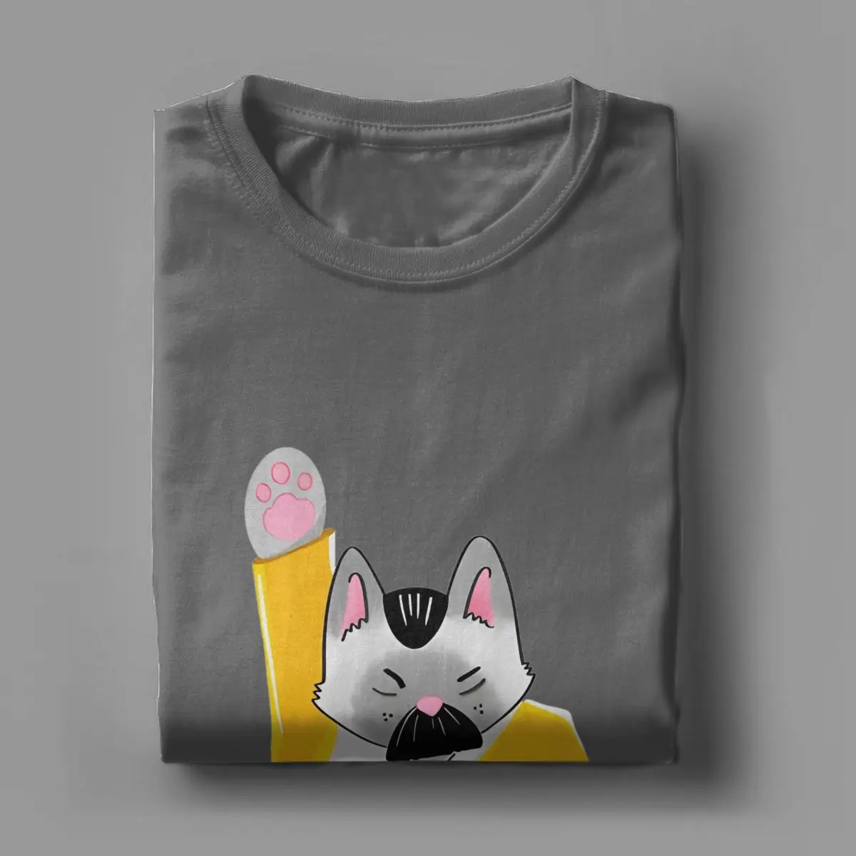 Мужская хлопковая футболка с коротким рукавом круглым вырезом и надписью Don't