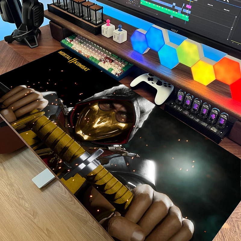 

Коврики для мыши Mortal Kombat Kawaii, игровой коврик для ноутбука, геймерский коврик, нескользящий коврик для клавиатуры, большой коврик для ноутбук...