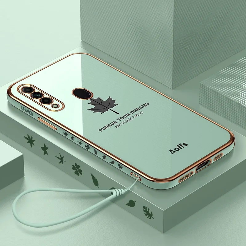 

For oppo A31 2020 Straight Edge Maple Leaf OPPO A8 Phone Case