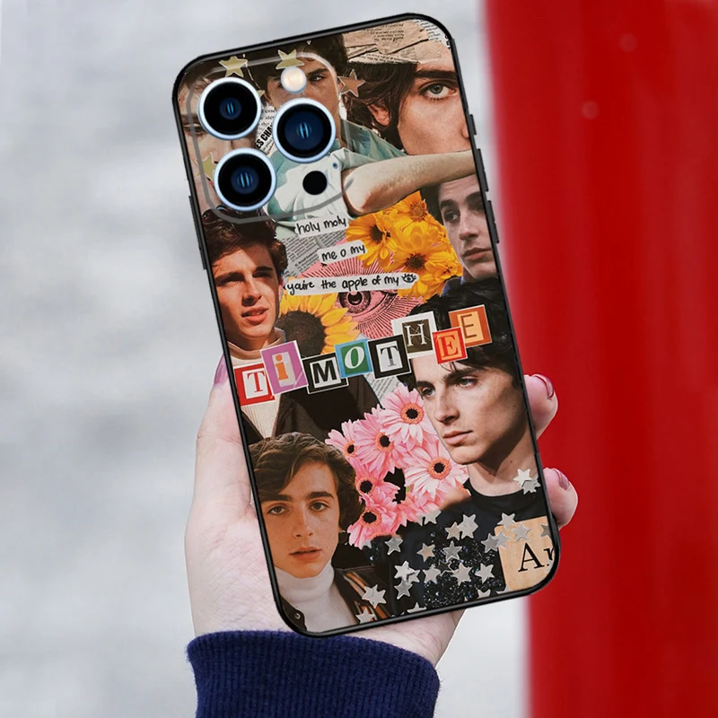 Чехол для телефона Timothee Chalamet iPhone 16 Pro Max 11 12 13 14 15 Mini XR Plus 16e чехол Coque