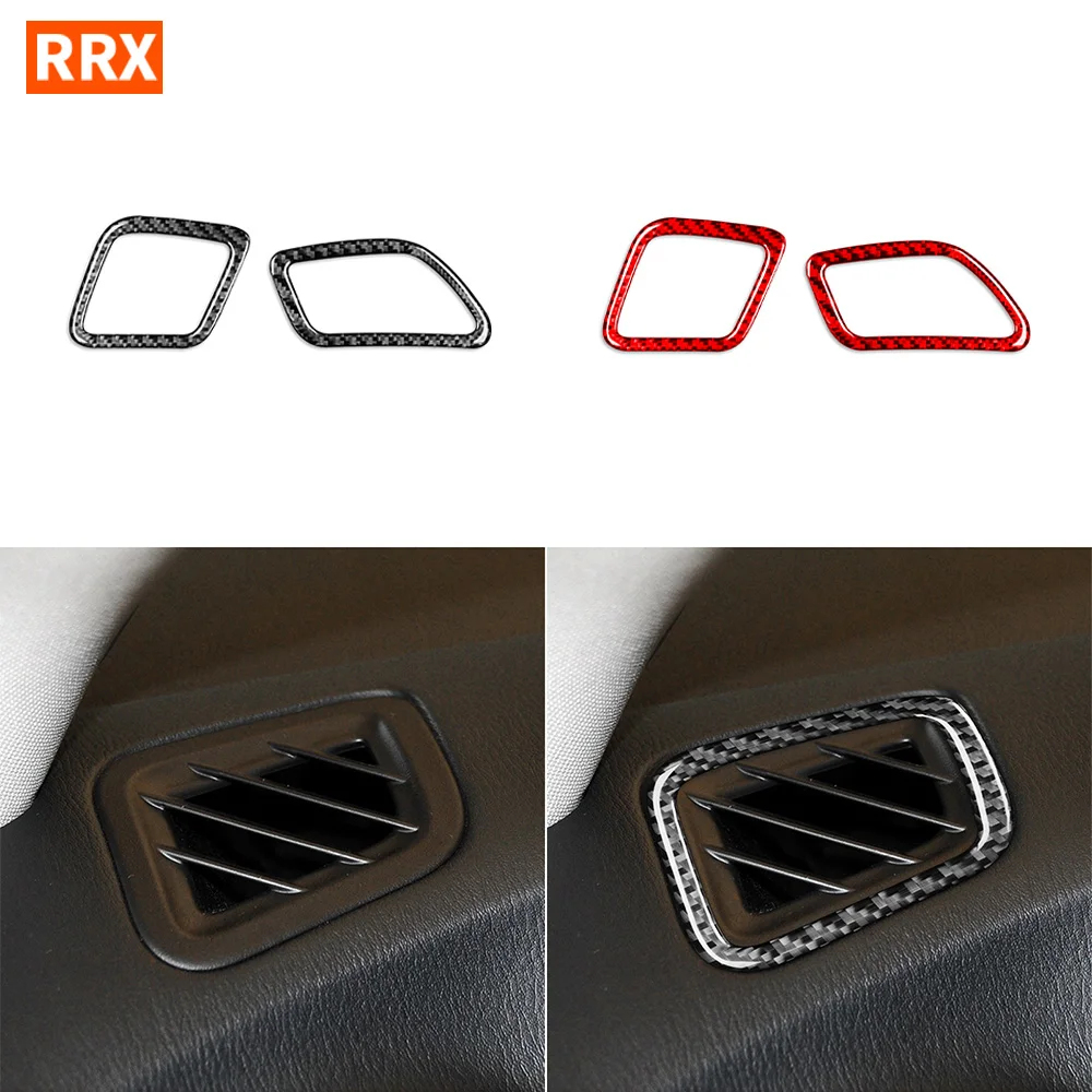 

DIY Car Tools For Infiniti JX 2013 QX60 14-16 Both Sides Demisting Vents Air Outlet Carbon Fiber Trim Car Interior Accessories