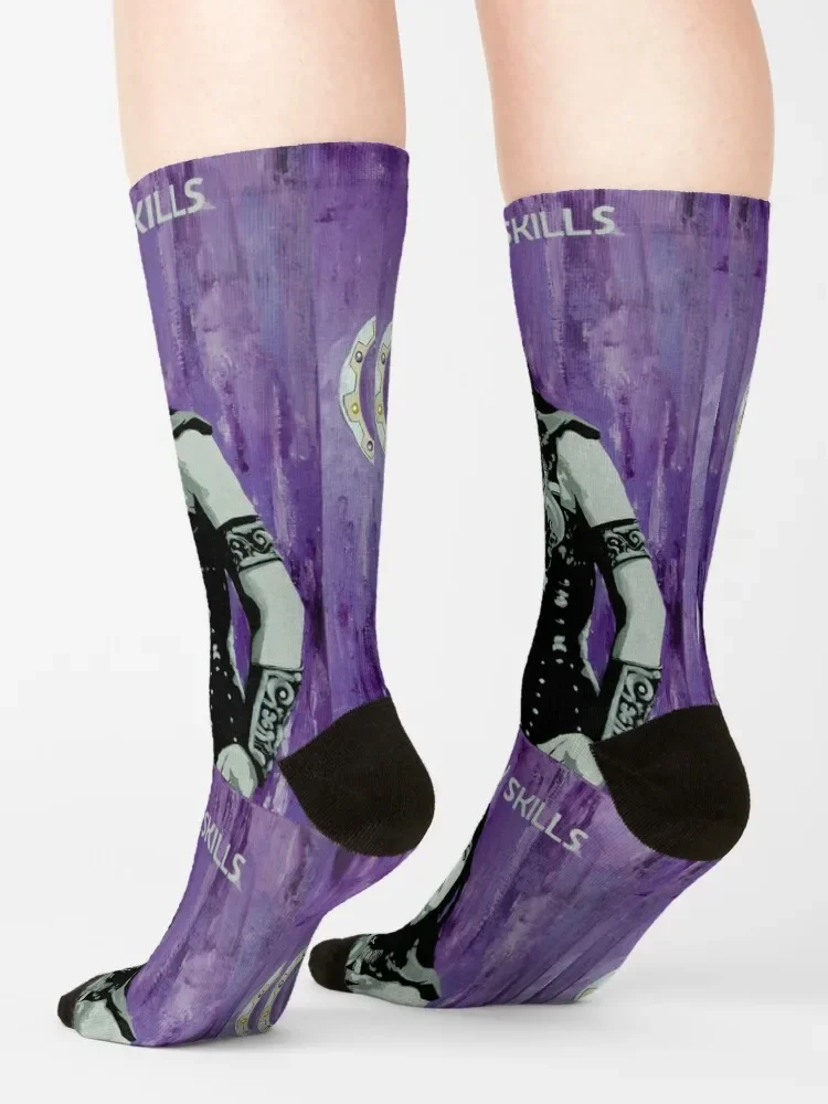 Ксена-воин носки принцессы противоскользящие рождественские чулки походные