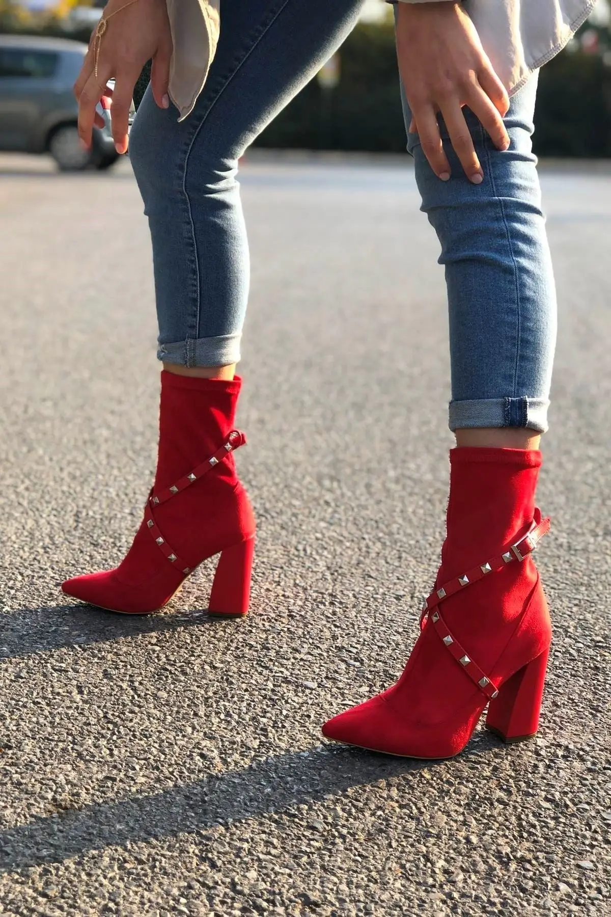 

Women Milan Suede Heels Boots Comfortable Ladies Luxury Stylish Female Boots