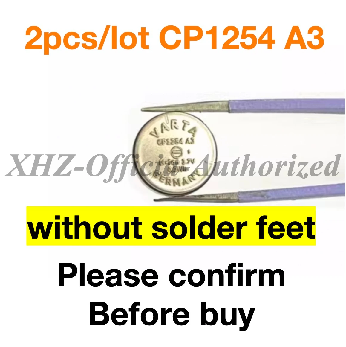 2 шт./лот новый CP1254 A3 60 мАч 3 7 В Bluetooth TWS аккумулятор для наушников