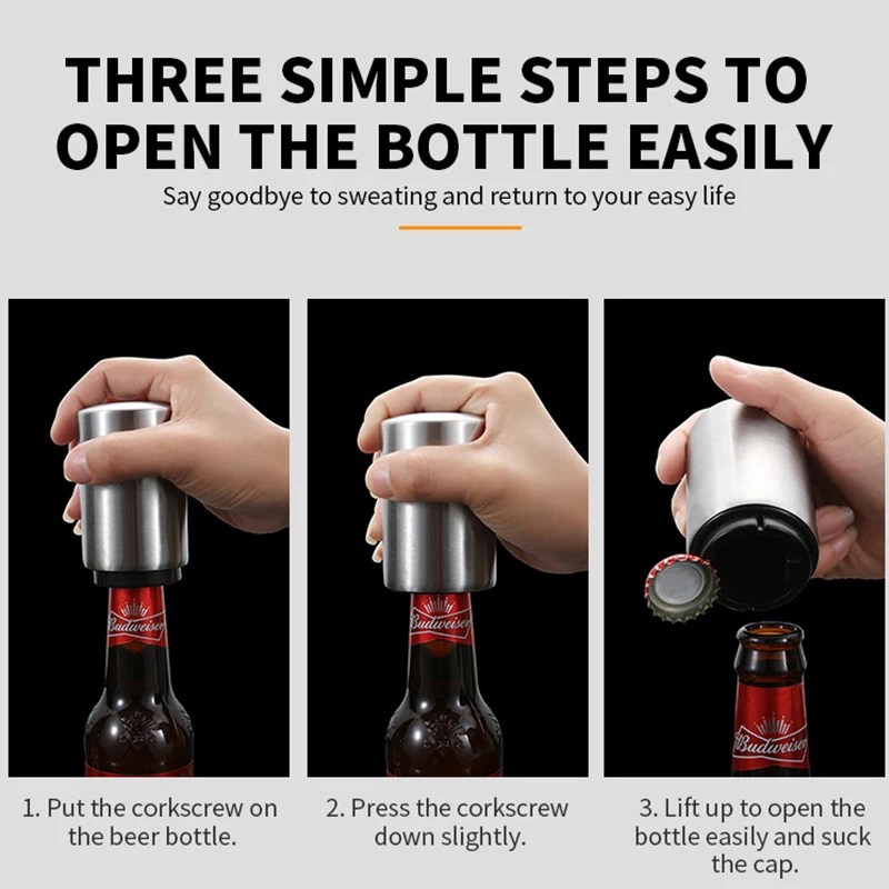 Автоматический открывалка для пивных бутылок магнит пива кухонные аксессуары