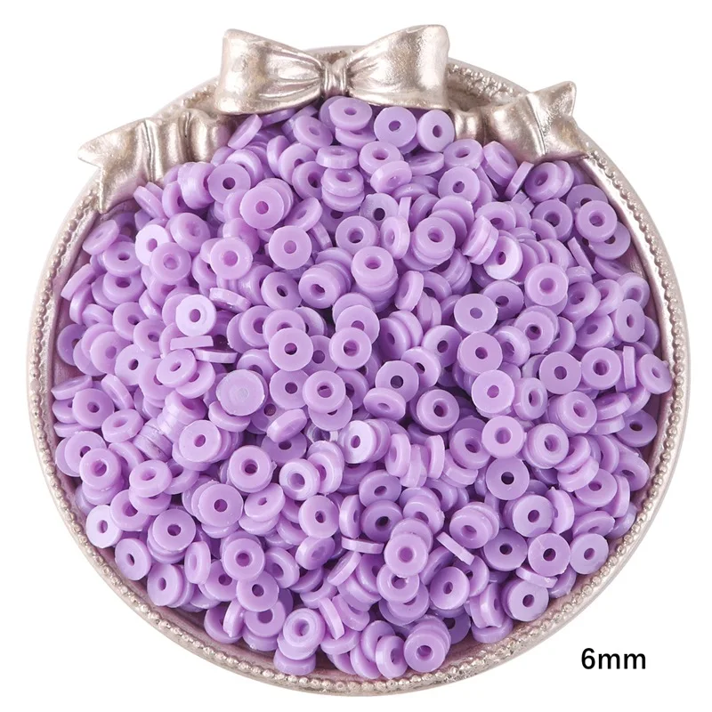 350 шт. дисковые бусины-разделители полимерная глина крошечные плоские круглые