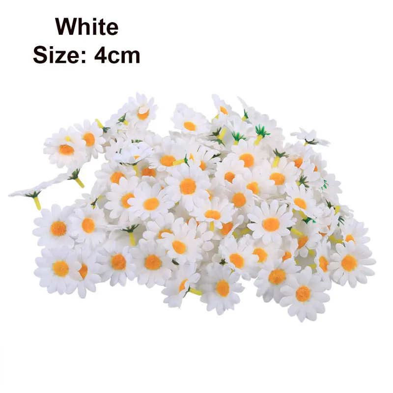 

Искусственные цветы, подсолнух, ромашка, 50/100 шт.