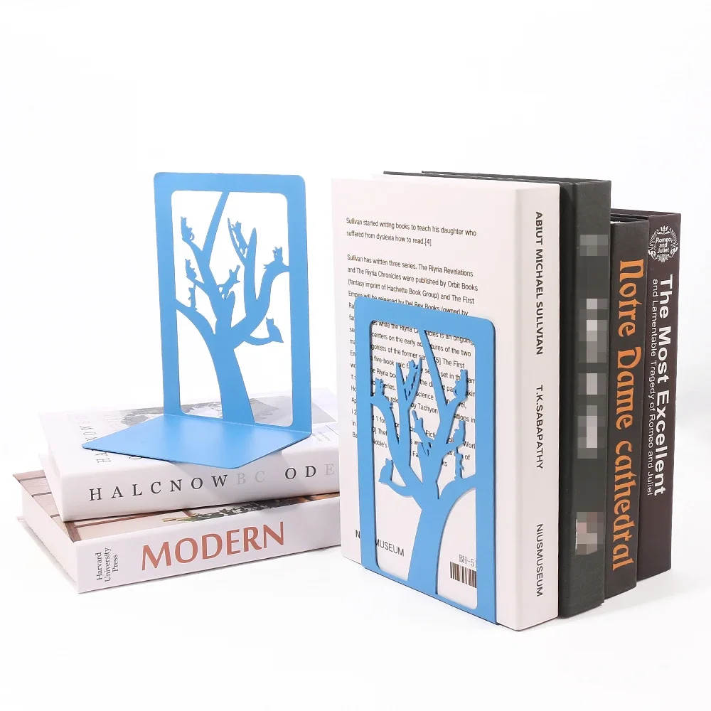 Металлические подставки для книг в милых животных школ и офисов.