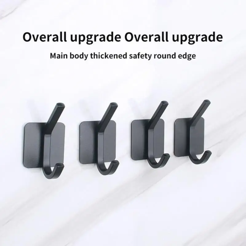 

Self-adhesive Hook Aluminium Alloy No-punch Punch-free Multi-Purpose Hooks Bathroom Hooks Kitchen Hook Wall Mounted