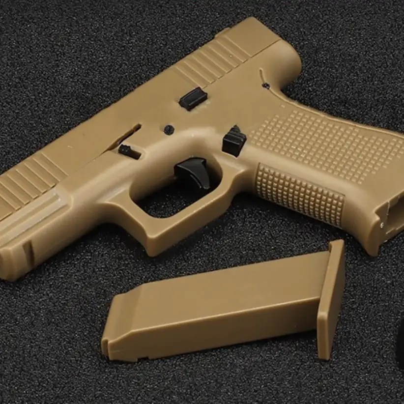 Брелок Тактический легкий в масштабе 1:4 кольцо для ключей форме пистолета с