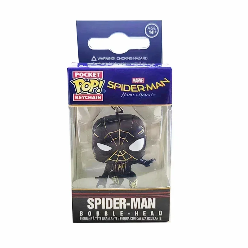 Фото FUNKO POP Человек-Паук the Spot Spider-GWEN GREEN GOBLIN ZOMBIE HUNTER SPIDEY Питер Паркер Mysterio Брелок Виниловая фигурка игрушки №4