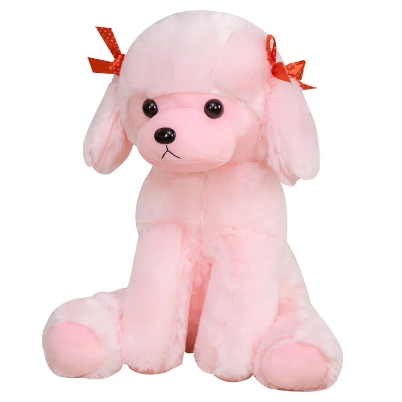 

45CM New Cute Plush Poodle Toys Life Like Curly Hair Dog Dolls Stuffed Soft Animal Pillow For Children Baby Birthday Home Decor