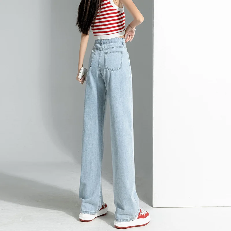 

Hot jeans, New Women High Waist Streetwear Jeans Lady Gothic Loose Jeans Vintage Grunge Pants Girls Wide Leg Oversized Green Tr