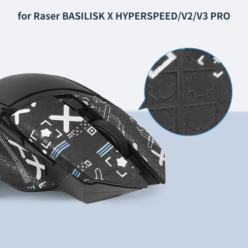 Наклейка для мыши Razer Basilisk V2/V3 Viper Ultimate Mini DeathAdder V2 Mouse противоскользящая