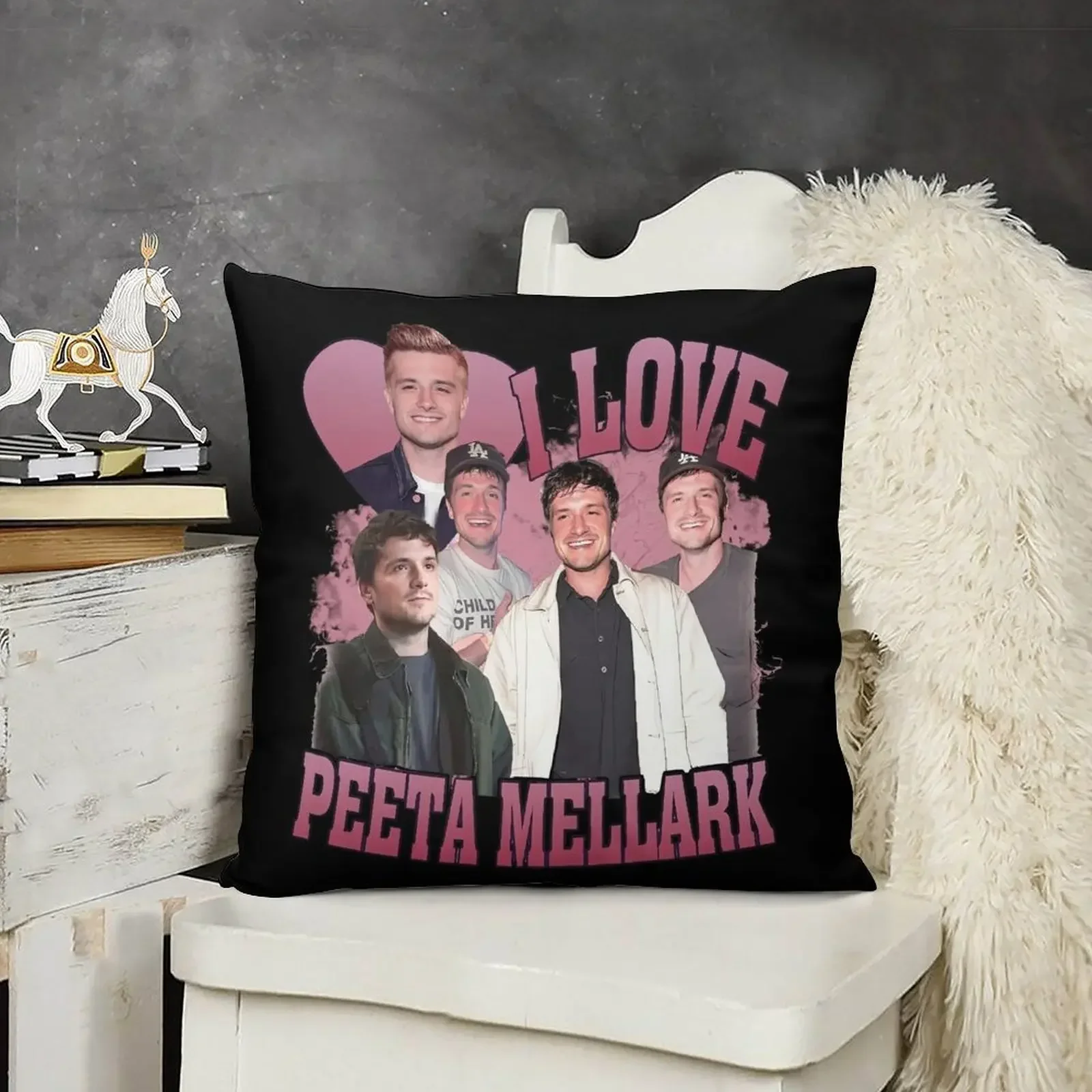 I Love Peeta Mellark декоративная подушка домашний декор осенняя наволочка чехол для