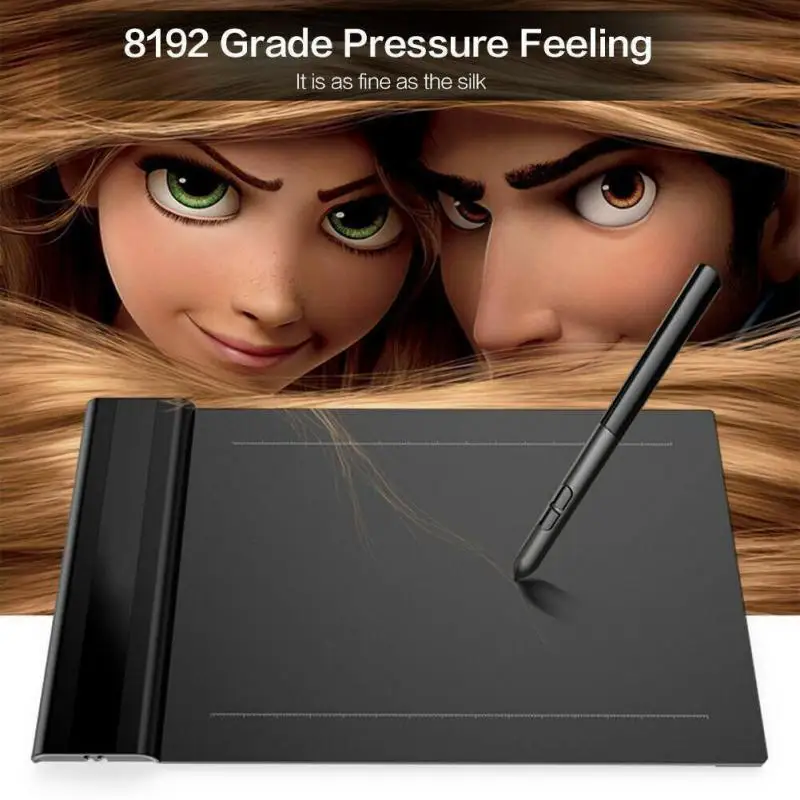 

6x4 Inches Graphic Painting Tablet Painting Tools Battery-free Stylus 6x4 Inch 6x4 Inch With Drawing Pen