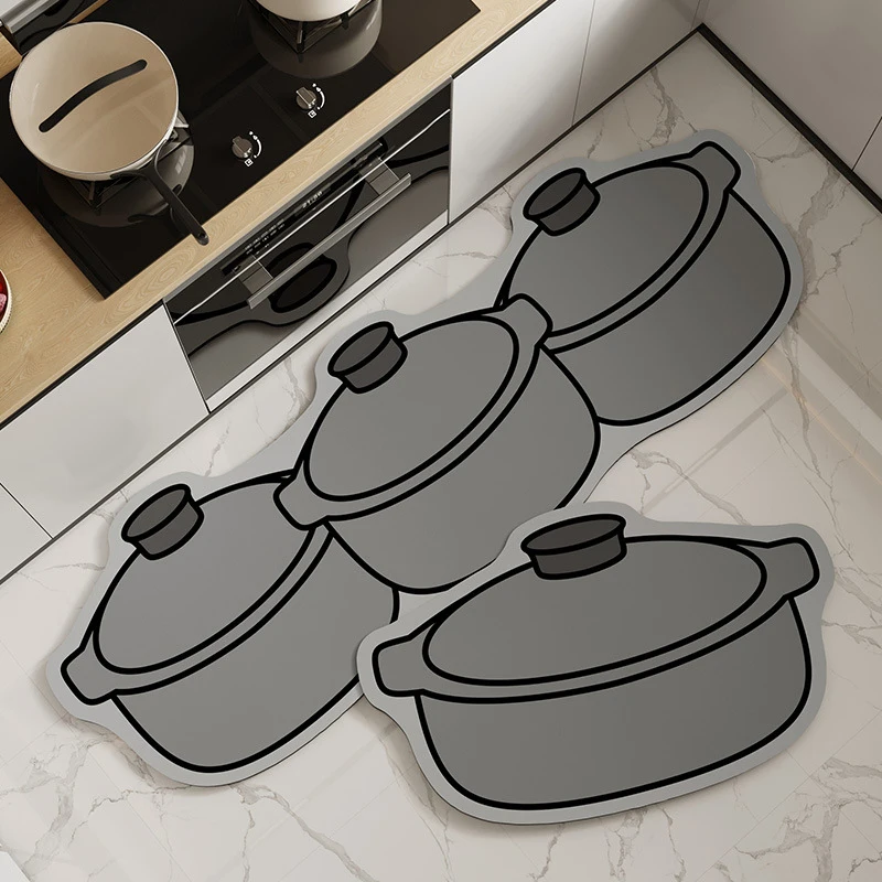 Мультяшный кухонный коврик для приготовления пищи длинные коврики ног