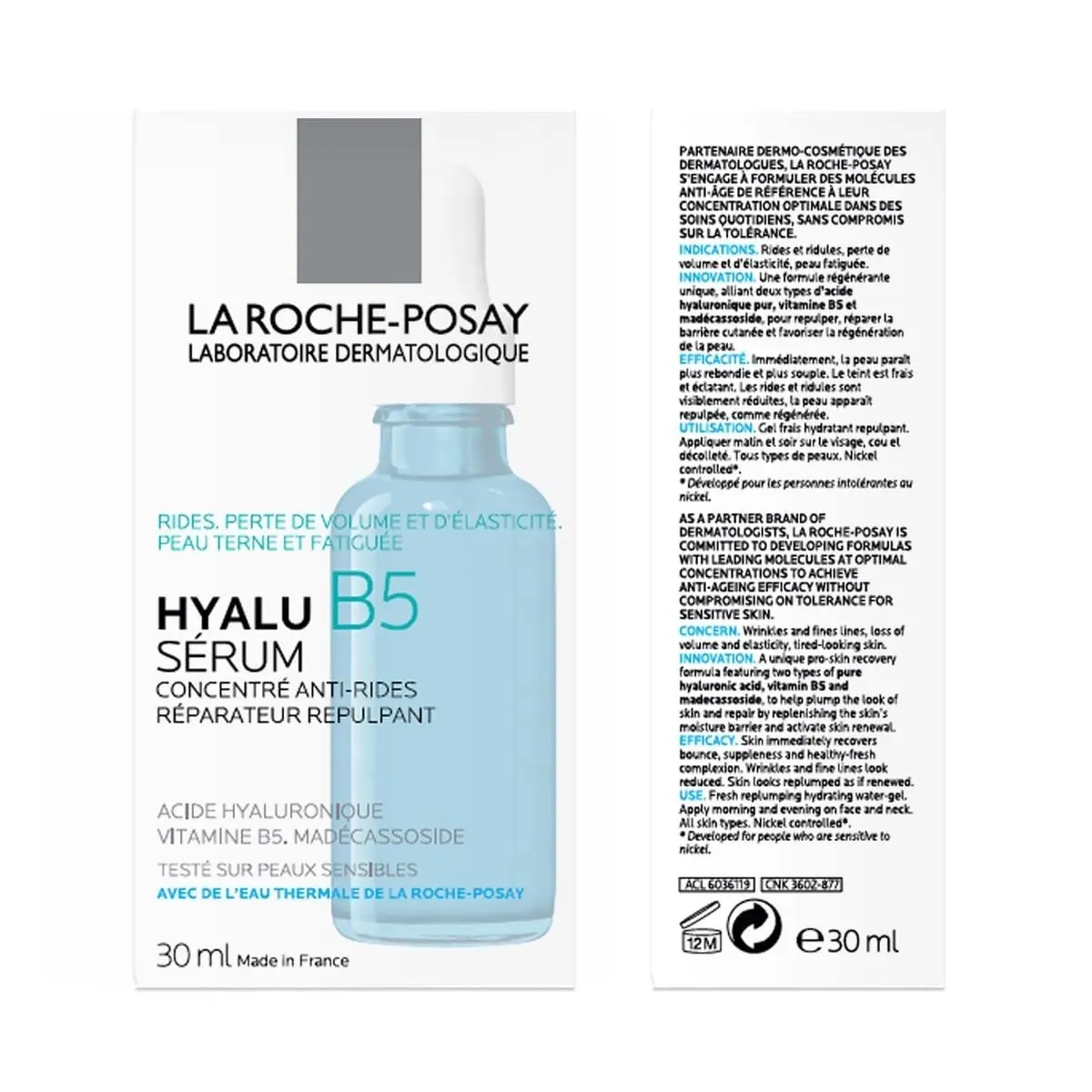 La Roche Posay Hyalu B5 Facial Serum Hyaluronic Acid Hydrating Serum With Vitamin B5 Repair Dry Skin For Sensitive Skin 30ml images - 6