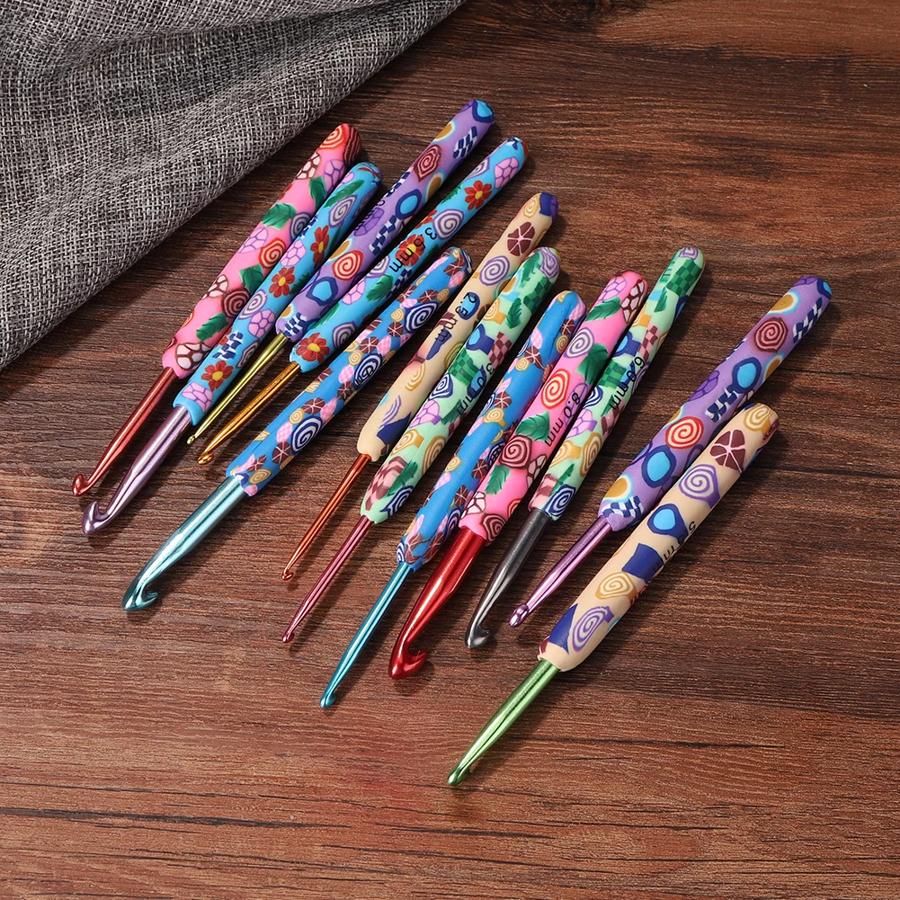 9 шт./набор вязальные крючки для свитера 0 5-2 5 мм