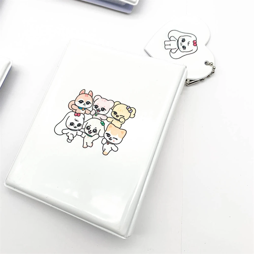KPOP книга для карт MINiVE коллекционный альбом фотографий из мультфильмов брелок