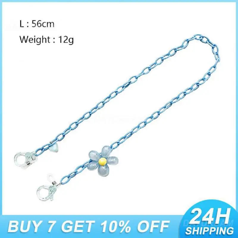 

Eyeglass Rope Holder Portable Leather Case Material Silicone Clothing Accessories Eyewear Chains Glasses With Neck Rope Durable