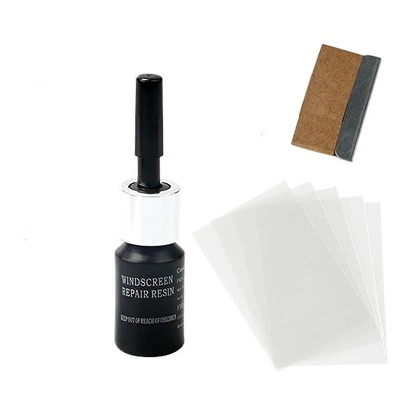 

DIY Car Windshield Cracked Repair Tool Car Window Phone Screen Repair Kit Black