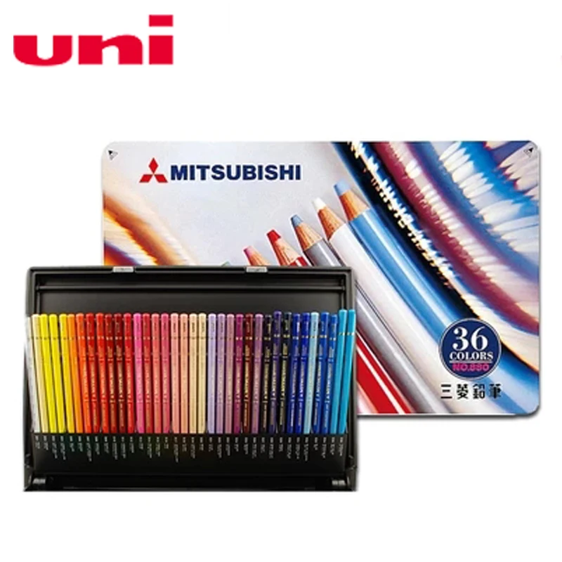 

Japan Uni 880 Colored Pencils Drawing Pencils Art decor Colors Drawing Sketches Secret Garden Pencils 12/24/36/72/100 Color
