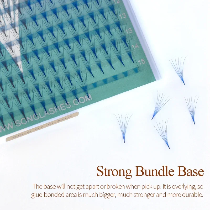 Ресницы для наращивания из меха норки с узким стержнем