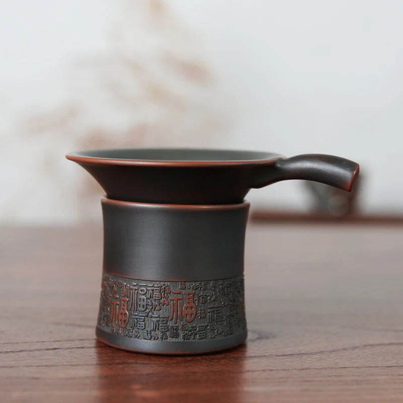 

Полностью ручная работа, керамика Qinzhou Nixing, сепаратор для чая, роскошное ситечко для чая, чайник, чайный фильтр, украшение для сервизов чая