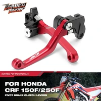 cnc pivot brake clutch levers for honda crf250f crf125f 2022 crf150f crf 125f 150f 230f 250f motorcycle accessories handles logo