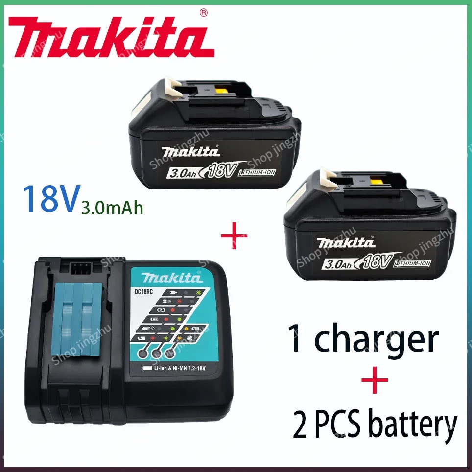 

100% оригинальное зарядное устройство Makita 3.0Ah 18V литий-ионный аккумулятор DC18RF BL1840 BL1830 BL1430BL1440 DC18RC зарядный инструмент с USB портом