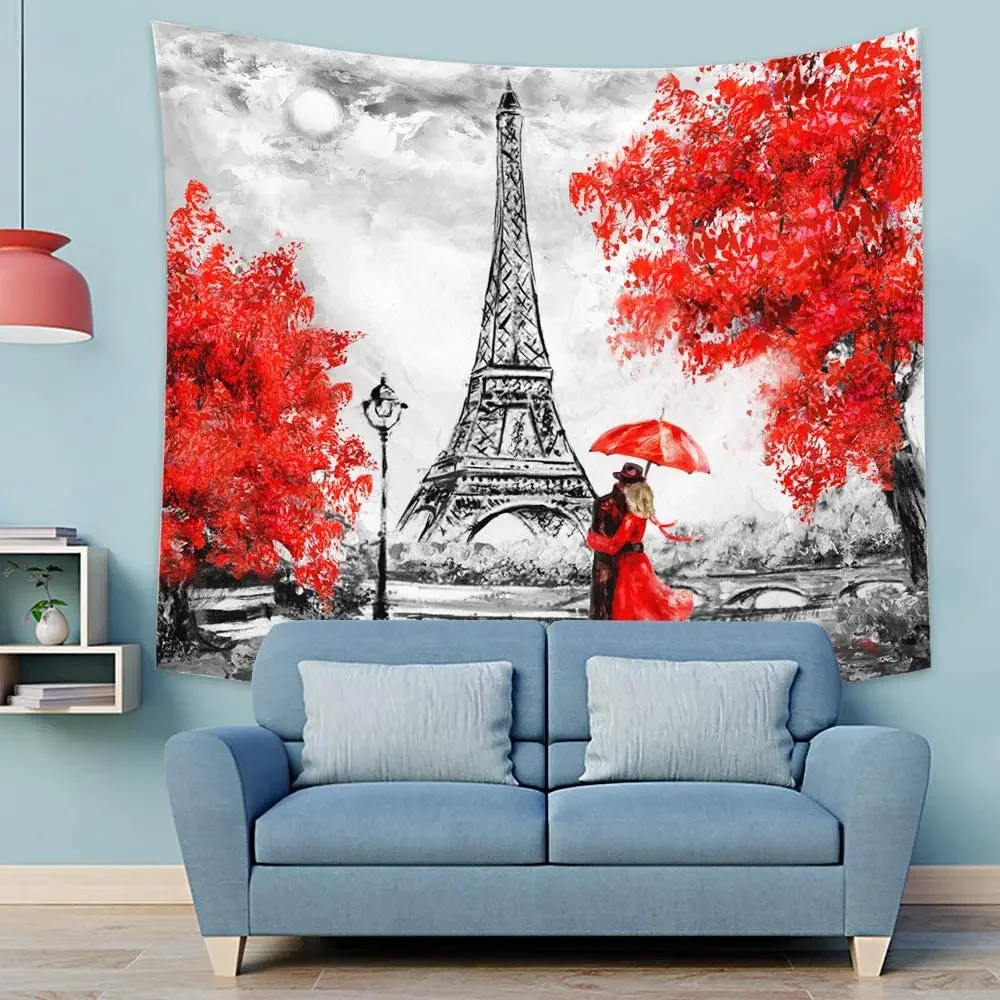 Картина маслом London Lovers Kiss By Ho Me Lili Гобелен Эстетический Романтический Серый