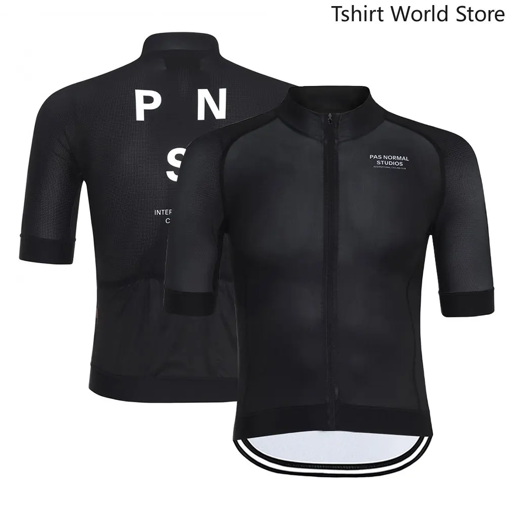 

PNS Cycling Jerseys Men's Short Sleeve Cycling Shirts Bicycle Clothes Bike Shirt MTB Wear Sleeves With Italy MITI Grippers