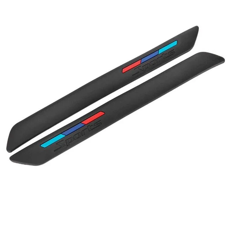 

2PCS Universal Corner Guard Scratch Strip Sticker Car Front Rear Bumper Protector