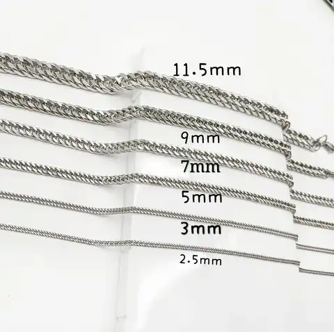 Teenx necklace of the Titanova steel in the style of hip-hop