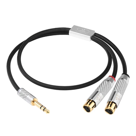 ATAUDIO HiFi аудиокабель 6.5 мм на 2XLR