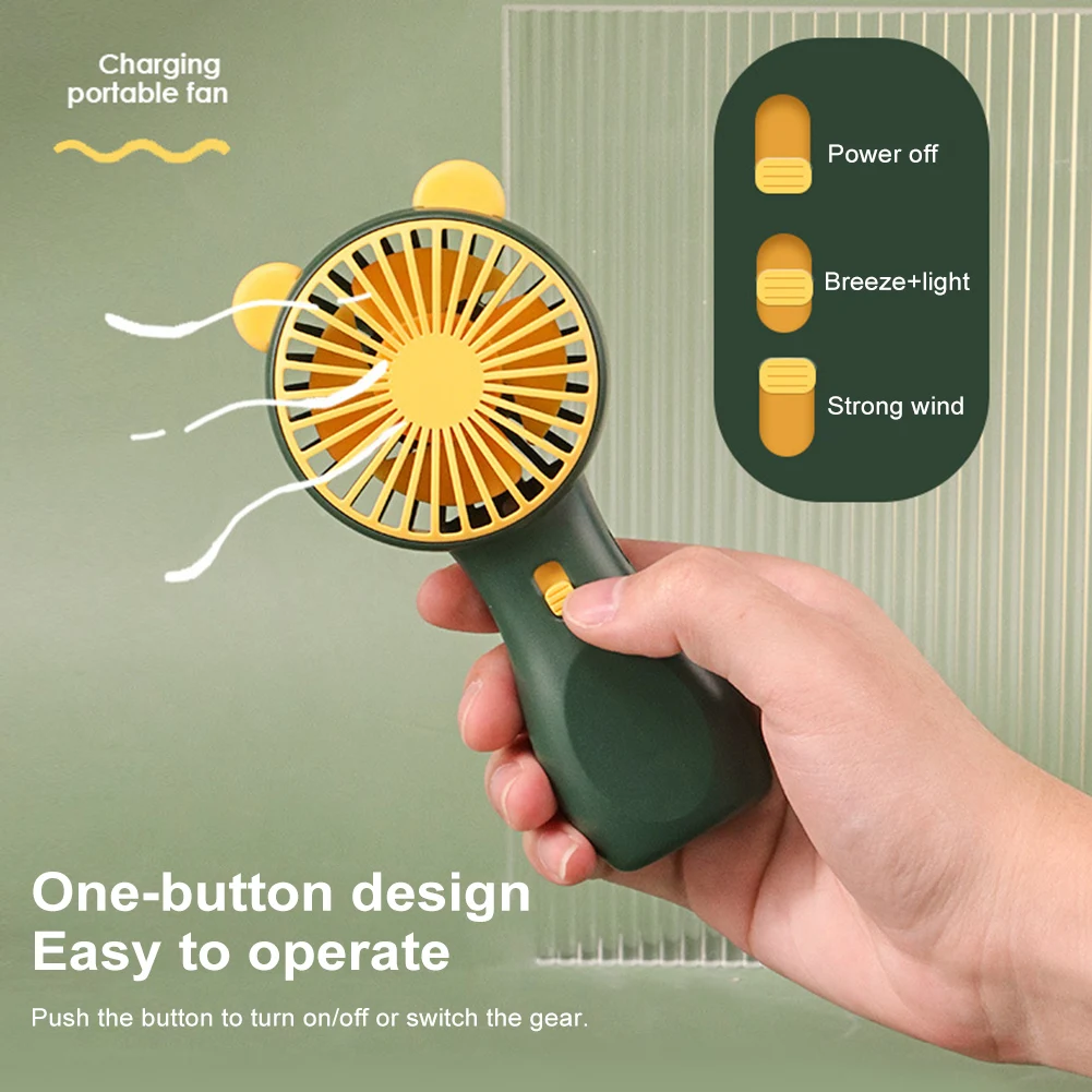 

Handheld Pocket Fans USB Indoor Outdoor Summer Portable Mini Lazy Fan Home Birthday Holiday Gift Student Sports Hiking Travel