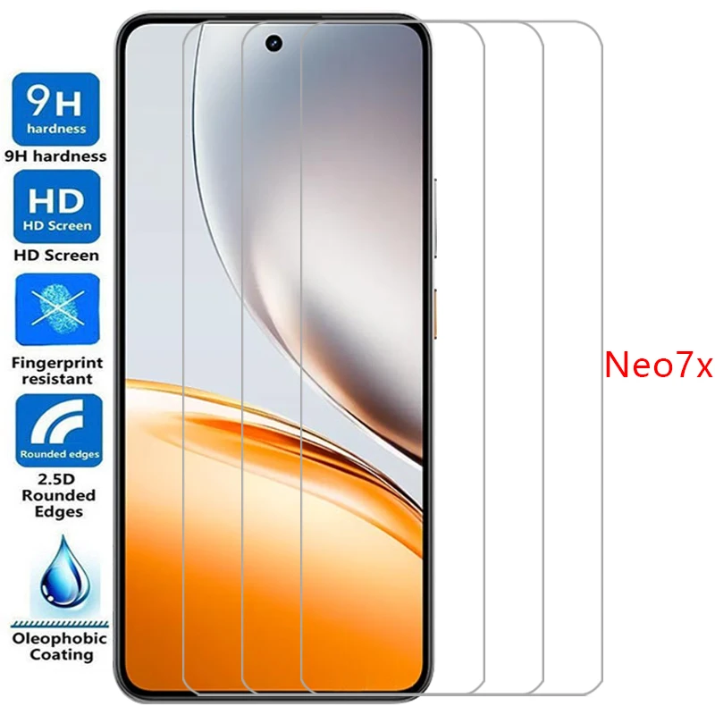 чехол для телефона из закаленного стекла Realme neo7x на нео 7x neo7 x7 задняя крышка 360 Realmi