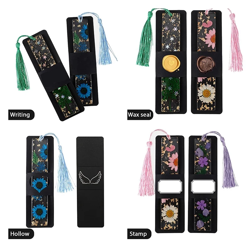 50 шт. держатель для закладок из смолы крафт-рукава сделай сам закладки карты