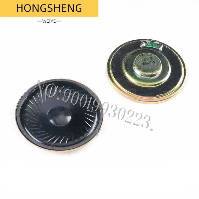 

100% New 2pcs Ultra-thin Mini speaker 8 ohms 1 watt 1W 8R speaker Diameter 40MM 4CM thickness 5MM