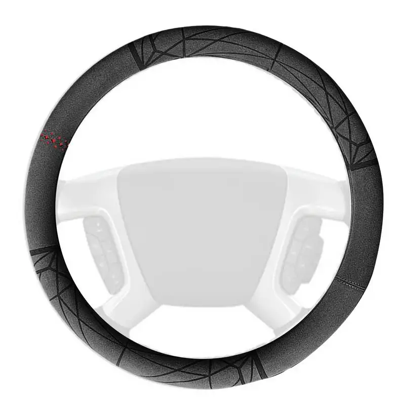 

Universal Car Steering Wheel Covers Universal Auto Steering Wheel Protector Universal Outer Diameter Size 14.5-15in/37-38cm Anti