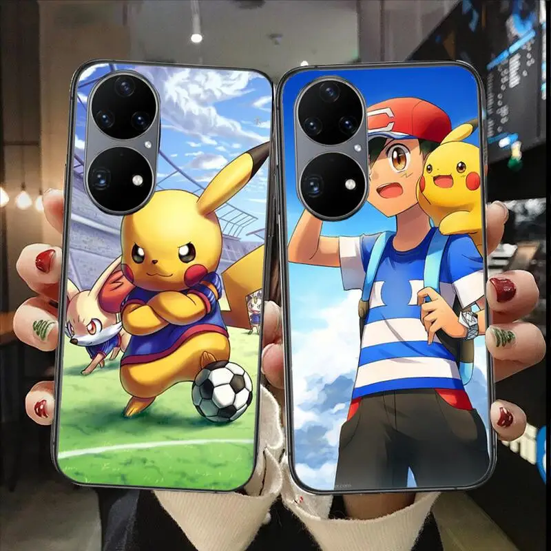

Pokemon Pikachu soft Phone cover for Huawei P40 Pro lite 5g P30 P Smart Z 2019 P10 P20 P50 phone case
