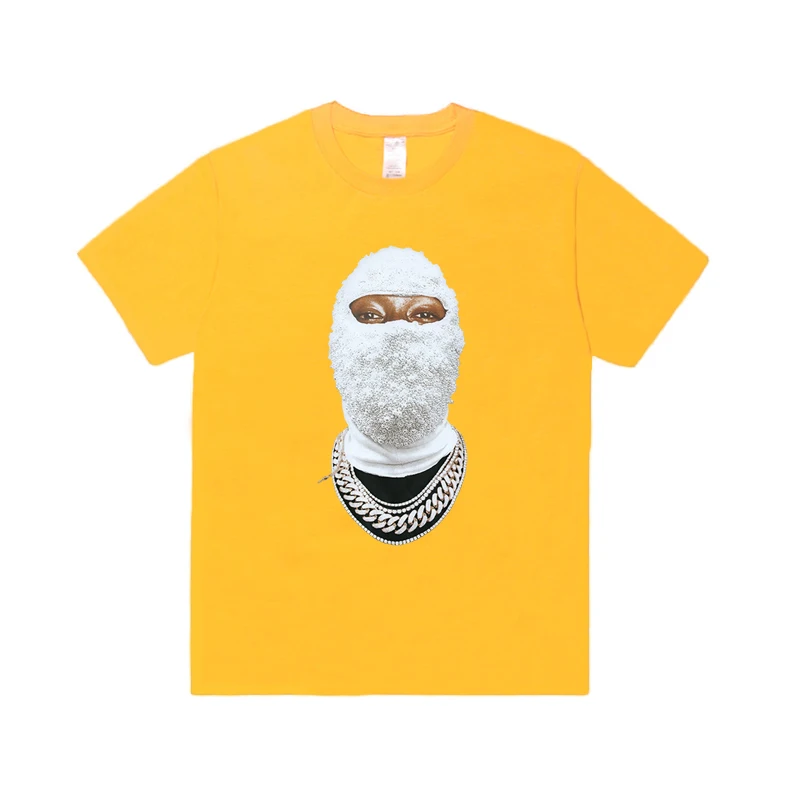 

Best Ih nom uh nit T Shirt Hip Hop Streetwear Diamond Masked 3D T Shirts Fashion 1:1 High Quality Skateboard Cotton T-Shirt