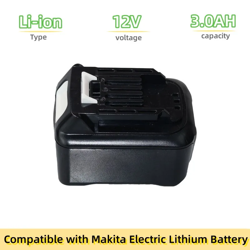 

12V 3.0Ah Li-ion Power Tool Replacement Rechargeable Battery For Makita BL1015 BL1020B BL1040B BL1041 BL1016 DF031D DF331D