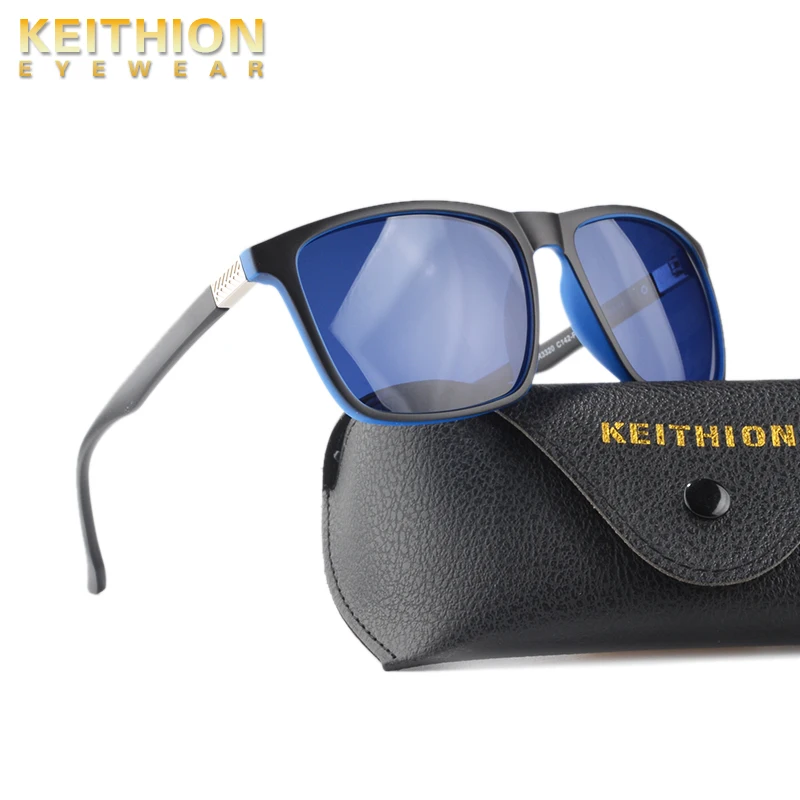 

Солнцезащитные очки KEITHION мужские с поляризацией, легкие квадратные солнечные аксессуары в оправе из TR90, с защитой UV400