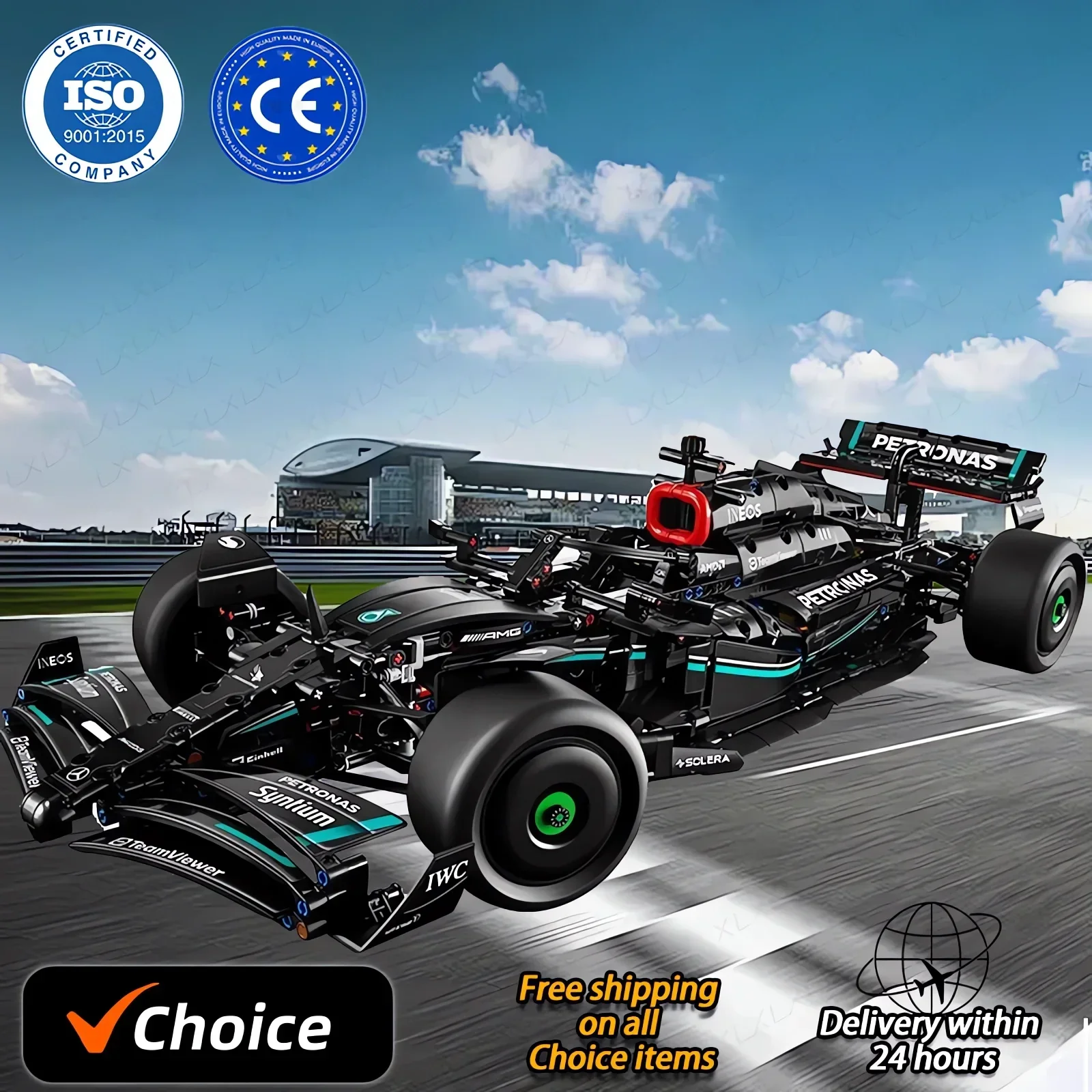 Техническая модель гоночного автомобиля строительные блоки 42171 для детей