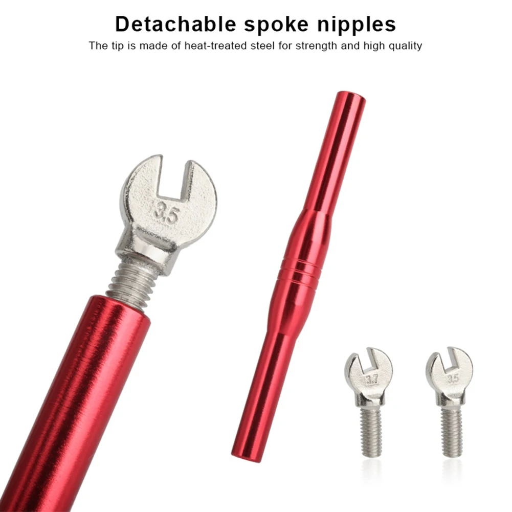 

Bicycle Spoke Wrench Tightening Correction Tool MTB Bicycle Bike Rim Wheel Spoke Wrench Tension Correction Repair Tools Part