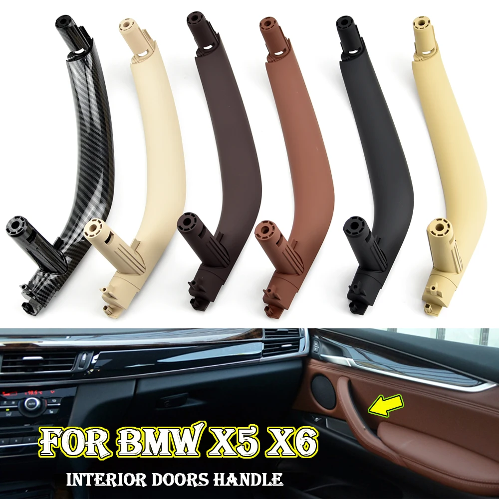

Car Interior Handle Inner Door Armrest Panel Pull Trim Cover For BMW X5 (13-18) F15 X6 F16 5141 7292